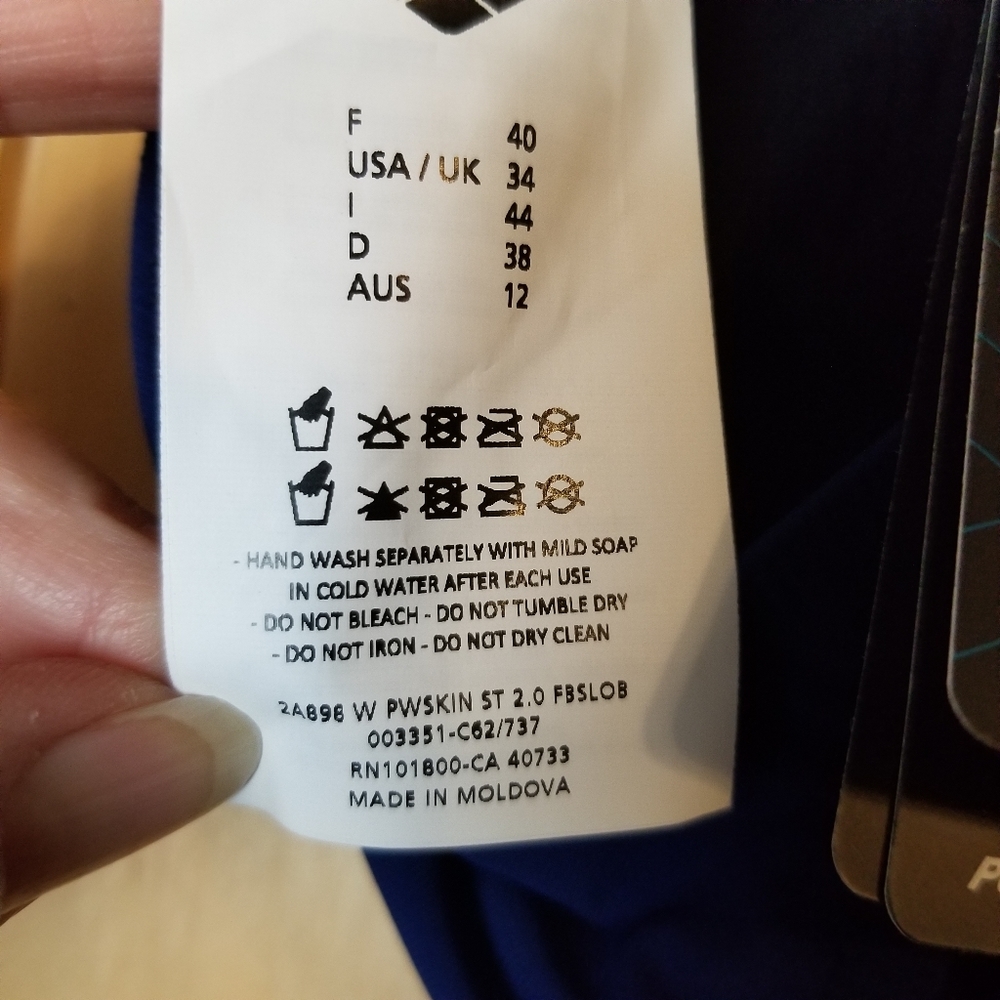 Arena Powerskin St. 2.0 Open Back Swimsuit NWT - Picture 10 of 13